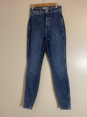 Everlane Jeans Womens 25 Blue High-Rise Skinny Indie Minimalist Normcore Denim